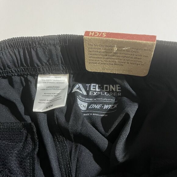 NWT Tec-One Explorer Shorts Lightweight Wicking Zip Pockets Active Life Black, S - Picture 2 of 9